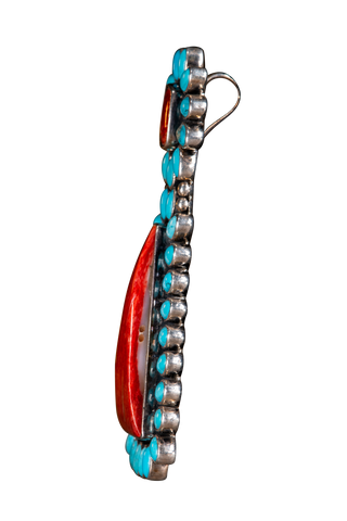 Spiny Oyster & Sleeping Beauty Turquoise Pendant | Federico Jimenez