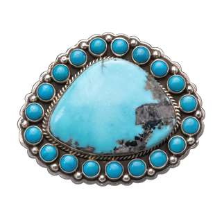 Sleeping Beauty Turquoise Belt Buckle | Albert Jake