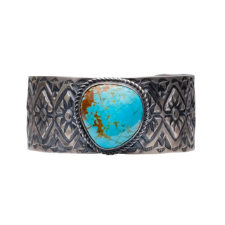 Kingman Turquoise Cuff | Ronnie Willie