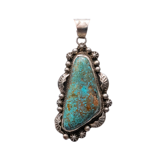 Number Eight Turquoise Pendant | K.Y