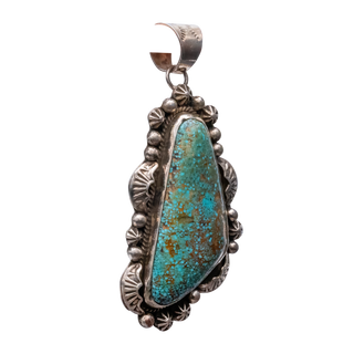 Number Eight Turquoise Pendant | K.Y