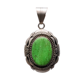 Gaspeite Pendant | Eugene Belone