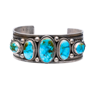 Birdseye Kingman Turquoise Cuff | Albert Jake