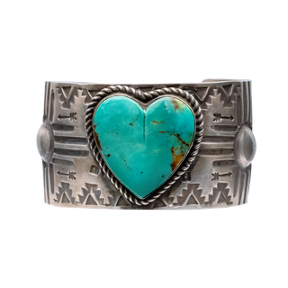 Royston Turquoise Heart Cuff | Ronnie Willie