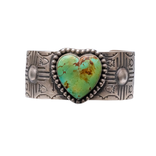 Royston Turquoise Heart Cuff | Ronnie Willie