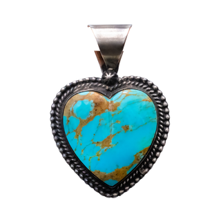 Number Eight Turquoise Heart Pendant | Jeanette Dale