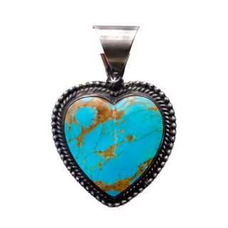 Number Eight Turquoise Heart Pendant | Jeanette Dale