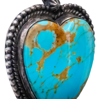 Number Eight Turquoise Heart Pendant | Jeanette Dale