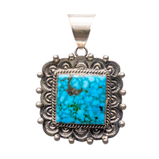 Birdseye Kingman Turquoise Pendant | Ella Linkin