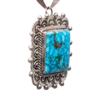 Birdseye Kingman Turquoise Pendant | Ella Linkin