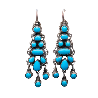Sleeping Beauty Turquoise Earrings | Leo Feeney