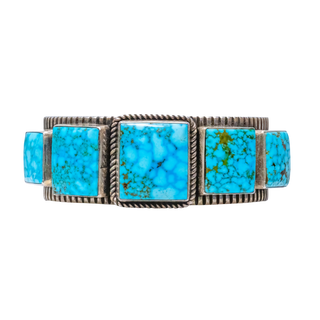 Birdseye Kingman Turquoise Cuff | Albert Jake