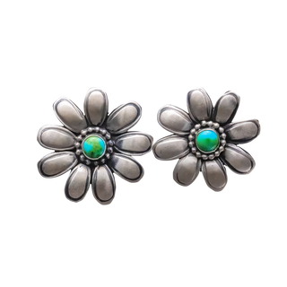 Sonoran Turquoise Flower Earrings | Paul Livingston