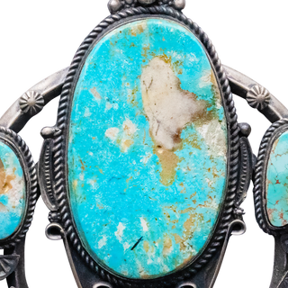 Pilot Mountain Turquoise Naja Pendant | Ronald Tom