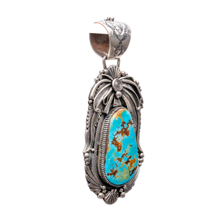 Pilot Mountain Turquoise Pendant | Mark Yazzie