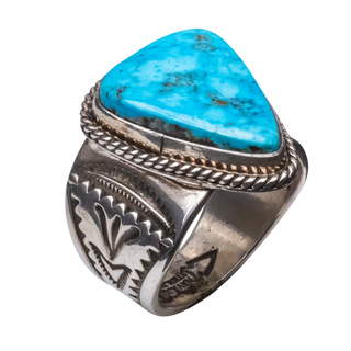 Kingman Turquoise Ring | L.P.