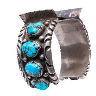 Old Pawn Sleeping Beauty Turquoise Watch Cuff | A.W.