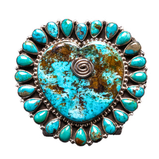 Kingman Turquoise Heart Ring | Tonya Rafael