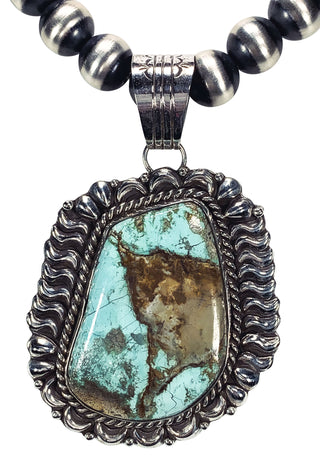 Royston Turquoise Pendant | C. Yazzie