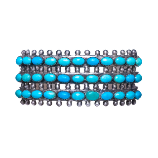 Kingman Turquoise Seed Cuff | Paul Livingston