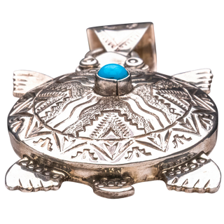 Sterling Silver with Sleeping Beauty Turtle Pendant | Alonzo Mariano