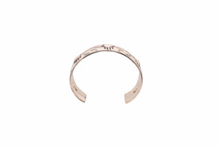 Stamped Sterling Silver Zia Cuff | Ronnie Willie